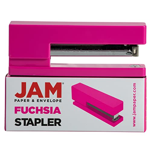 JAM PAPER Modern Desk Stapler - Pink - Sold Individually - color: Pink, size: Pack of 1