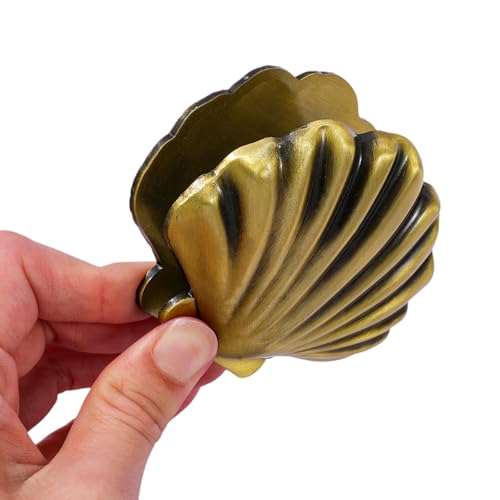Vintage Ocean Bookmark Clip, 4 Color Starfish Shell Octopus for Book Lovers - color: Seashell Style a