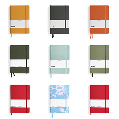 ANECDOTE. Lined Journal Notebook,192 Pages, A5 size: 8.3" x 5.4"| Hardcover - color: Ink Blue, size: 8.3" x 5.4"