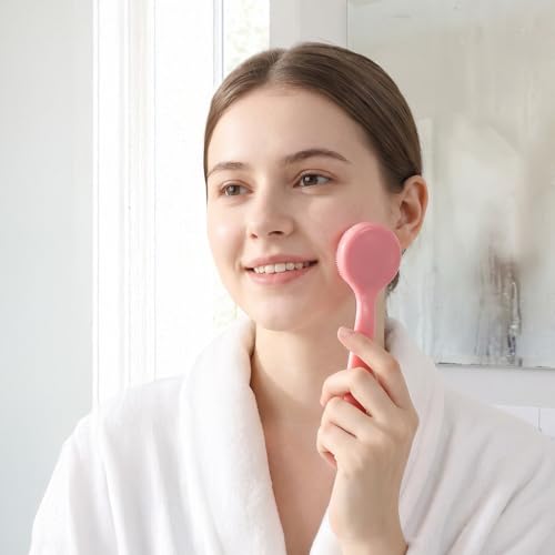 4PCS Face Cleanser Brush, Silicone Face Brush Cleanser