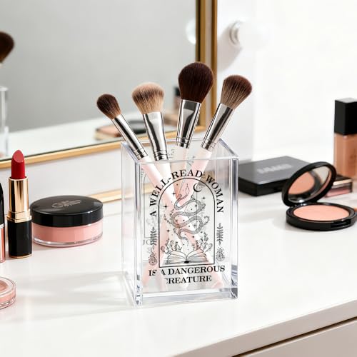 A Well-read Woman Is A Dangerous Creature Pen Holder Bookmark Holder - color: Transparent38