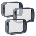 Moyad TSA Approved Toiletry Bag Clear Quart Size Travel Bags Makeup Bag - color: Grey, size: 3 Pack