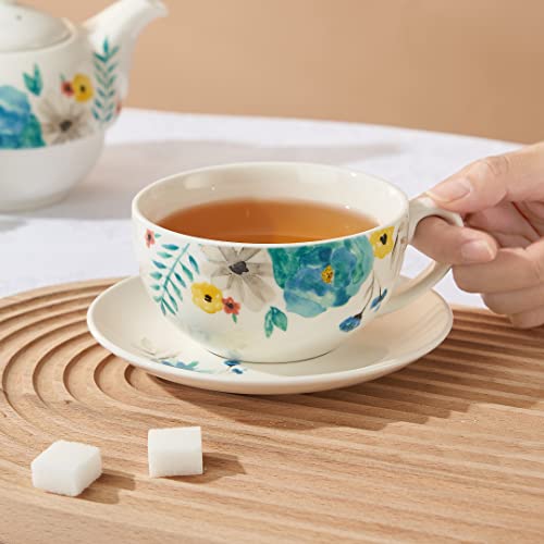 Tea for One Set, Teapot for One, Teapot and Cup Set - color: Multicolor