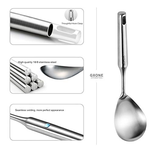 Large Serving & Cooking Spoon,for Cooking and Buffets,304 Stainless Steel - style: Cooking Spoon