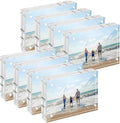 8 Pack Mini Acrylic Picture Frames 2.5 x 3.5 Inch - size: 2.5X3.5