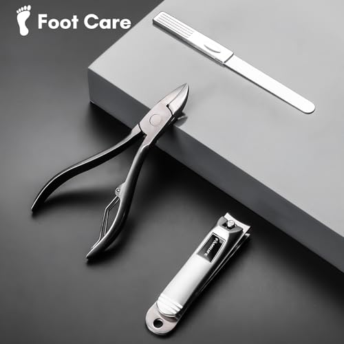 FAMILIFE Stainless Steel Manicure Set 11-in-1 Professional Nail Clipper Kit - color: Brown