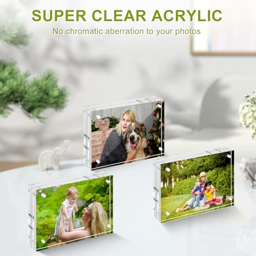 10 Pack Mini Acrylic Picture Frames 2.5 x 3.5 Inch