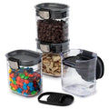 Progressive PKS-401 1.5 Cup Mini Prokeeper+ Airtight Silicone Seal Storage Container Great For Spices & Baking Acessories (4- Piece) - size: 4- Piece