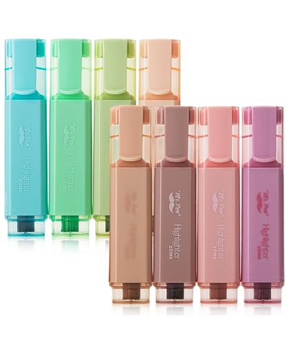 Mr. Pen- Highlighters, 8 Pack, Vintage Colors - color: Vintage