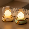 WANIDEA Night Light, Cute Night Light for Kids 2 Pack (Yellow and Green) - color: Flame Yellow and Green