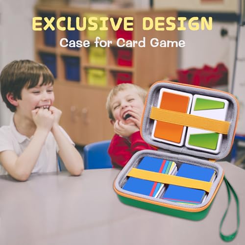L LTGEM 300+ Card Game Case Compatible with dutch blitz/skipbo/SKYJO, Green - color: Green