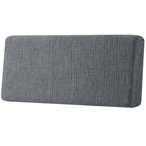 Super Stretch Sofa Cushion Covers (1 Piece, Light Gray) - color: Light Gray, size: 1 Cushion Sofa