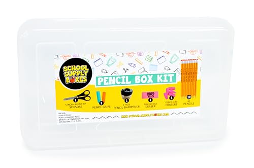 School Supply Boxes | K-5 Bundle (1 Box) | Back to School Essentials Kit for Students & Teachers | Includes Wide-Ruled Paper Products, Crayons, Markers, Colored Pencils, & More - color: K-5 Bundle, size: 1 Box