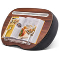 JARLINK Lap Beanbag Book Stand, Hands Free Reading Support, Muted Gray