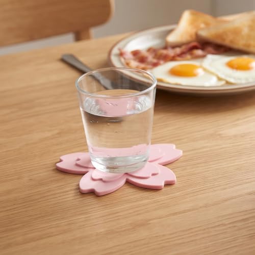Kawaii Coasters Pink Office Desk Accessories Cherry Blossom Desk Home Decor - size: Small Cherry Blossom 2pcs