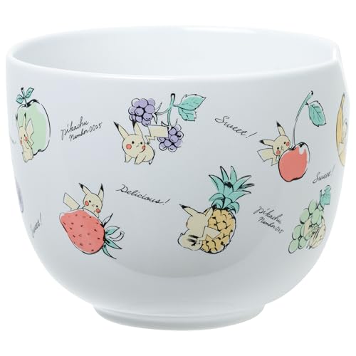 Silver Buffalo Pokémon Pikachu Fruit, Ramen Bowl with Chopsticks, 20oz - color: Pokemon Pikachu Fruits Spoon, size: 20 Ounces (With Spoon)
