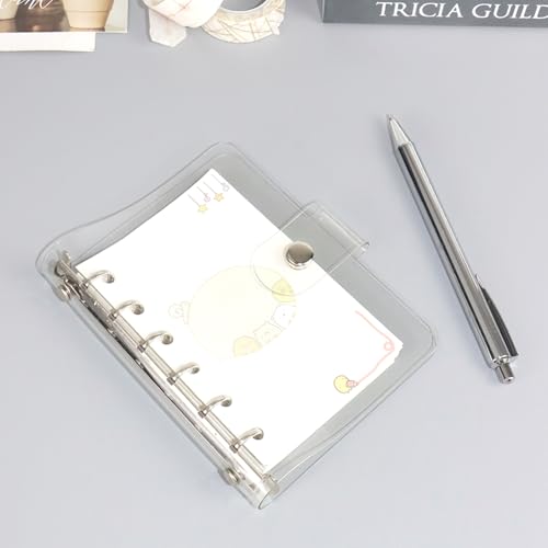 Clear A7 Budget Binder Pocket Planner Cover Shell Protector - color: Clear A7