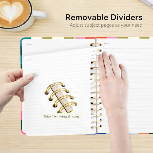 Lined Spiral Journal Notebook for Work A5, 160 Pages, Lattice - color: Checkered pattern 2