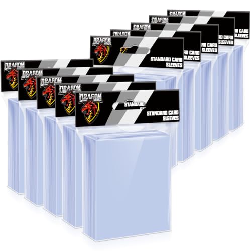 1000ct Card Sleeves for Trading Cards, Penny Soft Sleeves Clear Card Sleeve - size: 1000P