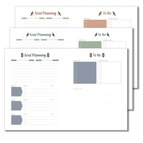 High Note 2026 Planner, 12-Month Weekly & Monthly Flexible Cover Calendar Book with Goal & Project Planning Pages, 2026, 5.75" x 7.5", Orders of The Animals - color: Orders of the Animals