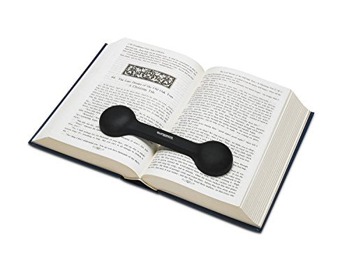Bookmark/Weight-Page Holder-Holds Books Open and in Place-Black-by Superior Essentials - color: Black