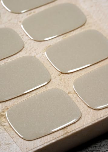 Real Gel Nail Strips (No UV Light Needed) - 44Pcs Salon Quality Nail Stickers - Long Lasting Polish Wraps for Women, Easy Apply & Remove (Nude Oat) - color: Nude Oat