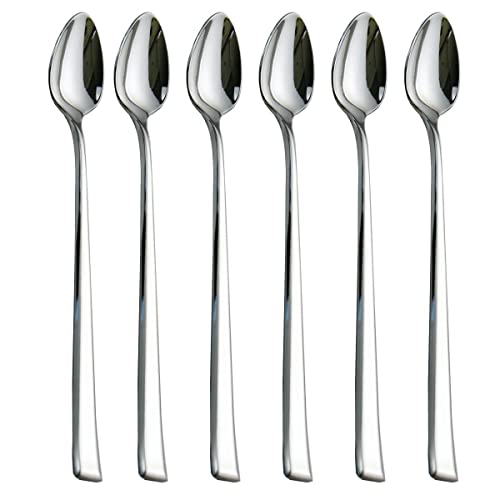 Iced Tea Spoons,18/10 Stainless Steel Stirring Spoon, set of 6,7.9 Inch - size: 6-piece