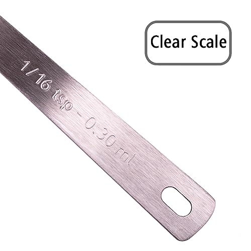 2PCS 1/16tsp(0.3ml) Tiny Measuring Spoon, Small Teaspoon for Tiny Amounts - size: 1/16tsp|0.3ml