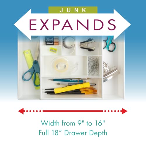 Dial Industries Expandable Junk Drawer Desk Organizer Storage Tray - style: Junk