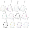 Geyoga 12 Pcs Wing-Shaped Photocard Holder Keychain 3 Inch Acrylic Holder - style: Wing