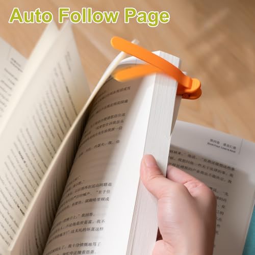 9Pcs Automatic Bookmark, Silicone Smart Book Marks for Reading Women, Men, Kids,Cute Unique Book Markers Bookmark Clip Reading Accessories Gifts for Book Lovers - color: 1 Dark Grey+1 Light Grey+1 Beige+6 Colorful