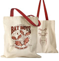 Miss Adola Cute Aesthetic Canvas Tote Bag for Women - color: Bat Boys