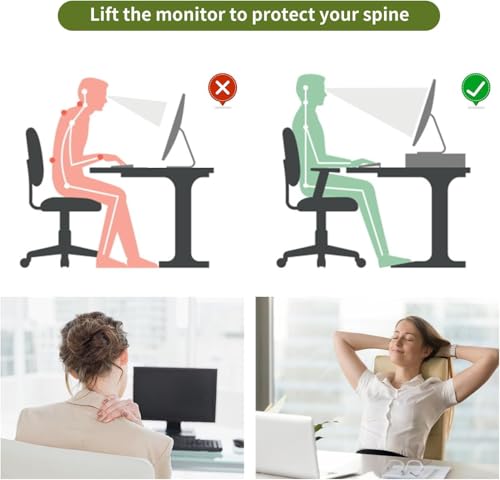 gianotter Monitor Stand with Drawer and 2 Pen Holders - color: Purple