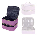 Nail Polish Organizer Holds 30 Bottles (15 ml/0.5 floz),Purple - color: Purple
