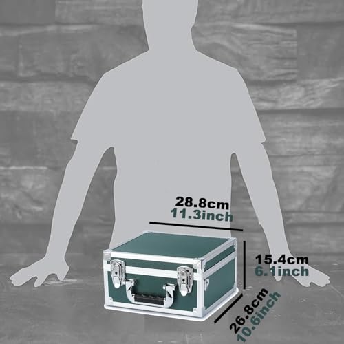 Collectable Trading Card Cases, Toploaders Storage Box, Magnetic Card Storage Hard Cabinet, Graded Card Storage Case, Sports & Trading Collector Storage Box (Green) - color: Green, size: Medium