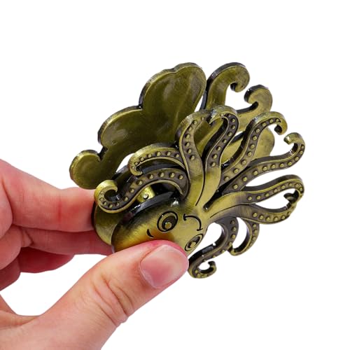 Vintage Ocean Bookmark Clip, 4 Color Starfish Shell Octopus for Book Lovers - color: Octopus Style C