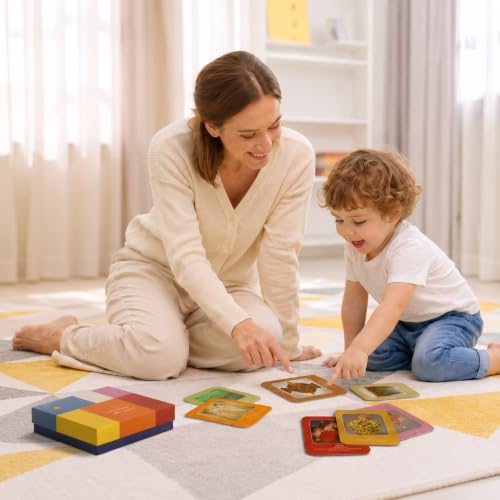 Real Art, Baby Art Flash Cards 0-3 and Up, 13 Cards, 26 Artworks
