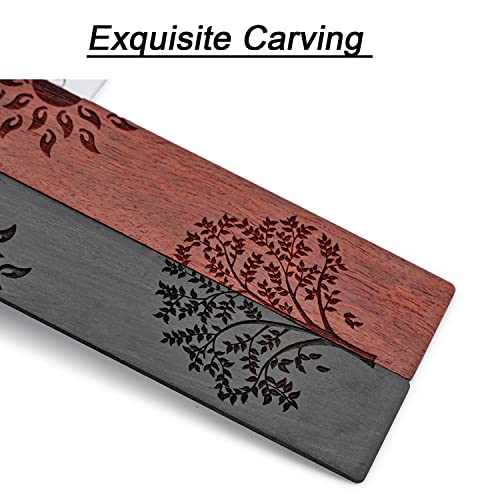 2 Pcs Wood Bookmark, Unique Bookmarks Gift for Men Women, Book Marks Accessories (Sun and Tree) - style: Sun and Tree