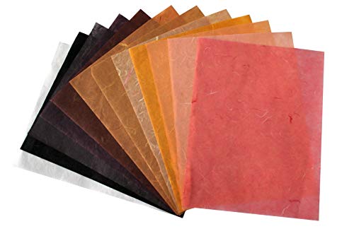 75 Mulberry Paper Sheet Design Craft Hand Made Art Tissue Japan Washi Design Craft Art Origami