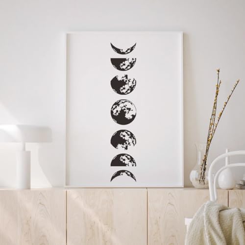 Moon Stencils for Painting Celestial Stencils Moon Phrase Stencil - style: Moon