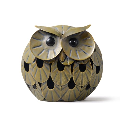 Owl Statue Animal Figurine Modern Sculpture Decor 6.7 Inch - size: Medium