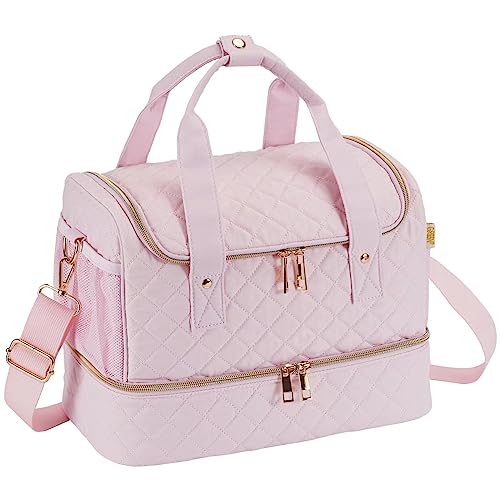 GR69N Nail Polish Organizer,Travel Nail Bag Organizer Case - color: Light Pink