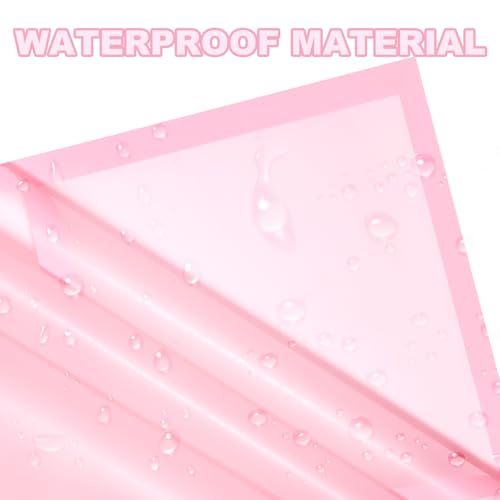 CCIJESW 20 Sheets Flower Bouquet Wrapping Paper Pink-4 - color: 032-Transparent Pink