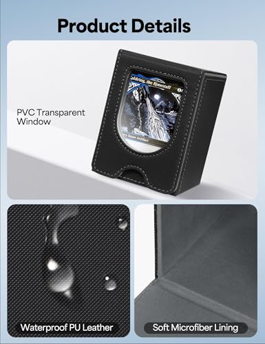 Card Deck Box for MTG Commander, fits 100+ Double-Sleeved Cards - color: A1-6 Colors