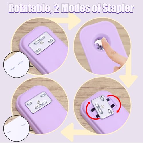 13-in-1 Office Desk Organizer Set for Back to School Supplies Accessories - color: Purple