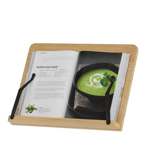 Cook Book Stand,Adjustable Height Book Holder for Reading Hands Free - size: S-11*7.9 inches