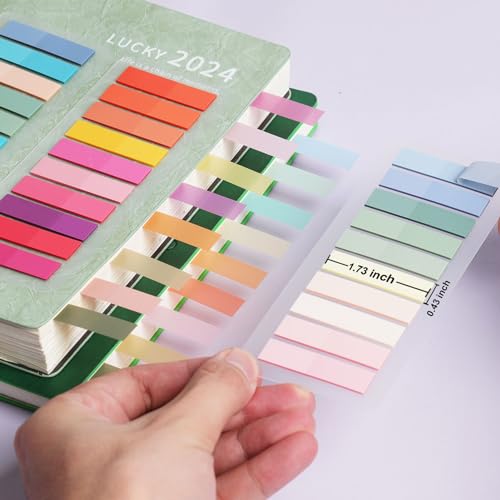 (4200 Pcs) Book Tabs for Annotating, Morandi Sticky Tabs Page Markers - size: 4200pcs