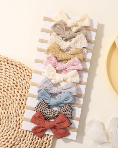 doboi 10PCS Baby Girls Headbands Hair Bows - color: Summer Color