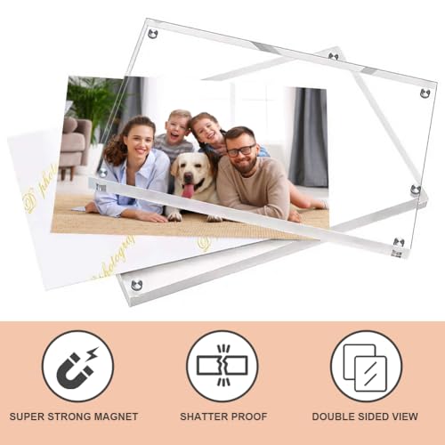 8 Pack Mini Acrylic Picture Frames 2.5 x 3.5 Inch - size: 2.5X3.5
