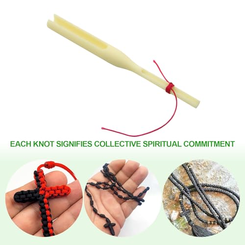 CATOSUM Rosary Cord Knotting Tool, Bead Making Kit for Jewelry Crafts - color: 1 PCS